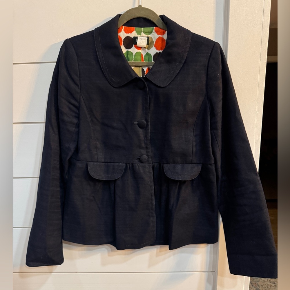 J. Crew Ottoman Molly Peplum Cotton/Linen Blazer
Size 10 - Picture 2 of 8